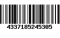 Código de Barras 4337185245305