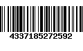 Código de Barras 4337185272592