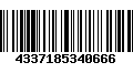 Código de Barras 4337185340666