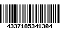 Código de Barras 4337185341304