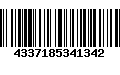 Código de Barras 4337185341342