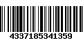 Código de Barras 4337185341359