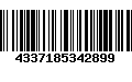 Código de Barras 4337185342899