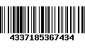 Código de Barras 4337185367434