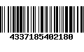 Código de Barras 4337185402180