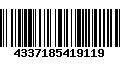 Código de Barras 4337185419119