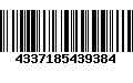 Código de Barras 4337185439384