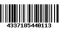 Código de Barras 4337185440113