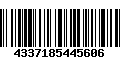 Código de Barras 4337185445606