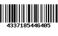 Código de Barras 4337185446405