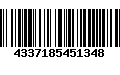 Código de Barras 4337185451348