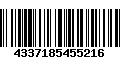 Código de Barras 4337185455216