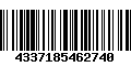 Código de Barras 4337185462740