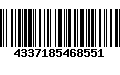 Código de Barras 4337185468551