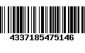 Código de Barras 4337185475146