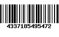 Código de Barras 4337185495472