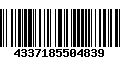 Código de Barras 4337185504839