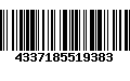 Código de Barras 4337185519383