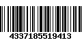 Código de Barras 4337185519413