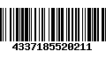 Código de Barras 4337185520211