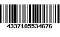 Código de Barras 4337185534676