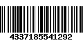 Código de Barras 4337185541292