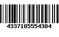 Código de Barras 4337185554384