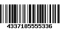 Código de Barras 4337185555336