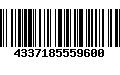 Código de Barras 4337185559600