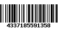 Código de Barras 4337185591358