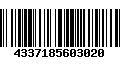 Código de Barras 4337185603020