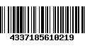 Código de Barras 4337185610219