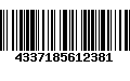 Código de Barras 4337185612381