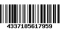 Código de Barras 4337185617959