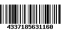 Código de Barras 4337185631160