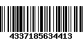 Código de Barras 4337185634413