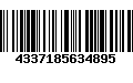 Código de Barras 4337185634895