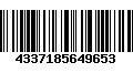 Código de Barras 4337185649653