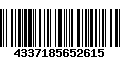 Código de Barras 4337185652615