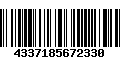 Código de Barras 4337185672330