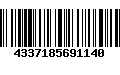 Código de Barras 4337185691140