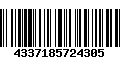 Código de Barras 4337185724305