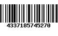 Código de Barras 4337185745270