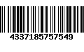 Código de Barras 4337185757549