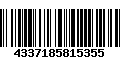 Código de Barras 4337185815355