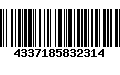 Código de Barras 4337185832314