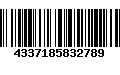 Código de Barras 4337185832789