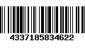 Código de Barras 4337185834622