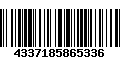 Código de Barras 4337185865336