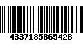 Código de Barras 4337185865428